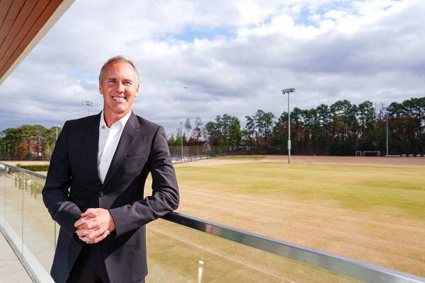 Scenes from Chief Soccer Officer and Sporting Director Chris Henderson’s Photoshoot at Children's Healthcare of Atlanta Training Ground in Marietta, Ga. on Tuesday, December 17, 2024.