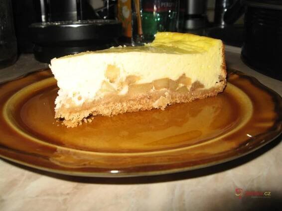 Jablečný cheesecake