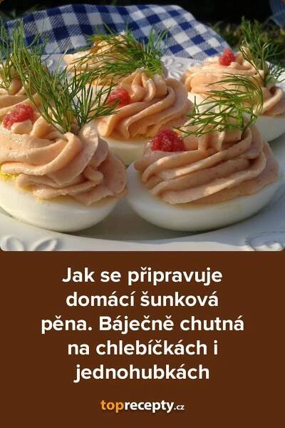 Šunková pěna - recept na lahodnou chuť na chlebíčcích