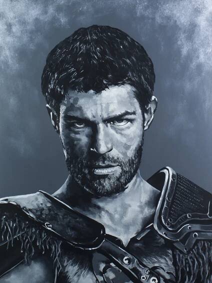 Spartacus - Liam McIntyre
Spartacus Series - Acrylic on board. 16x20