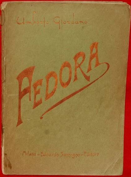 Libretto “Fedora” di Umberto Giordano
