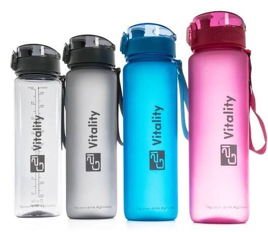 Láhev G21 na pití, 1000 ml, šedá | PENTA CZ