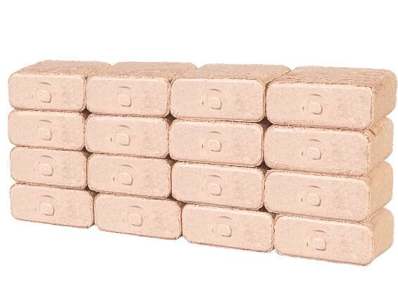 Dřevěné brikety RUF - MIX malá paleta 800 kg | OKPaliva.cz