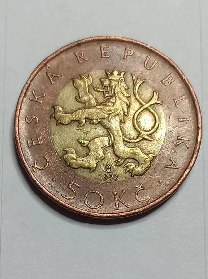 50 Kč - rok ražby 1993!!!