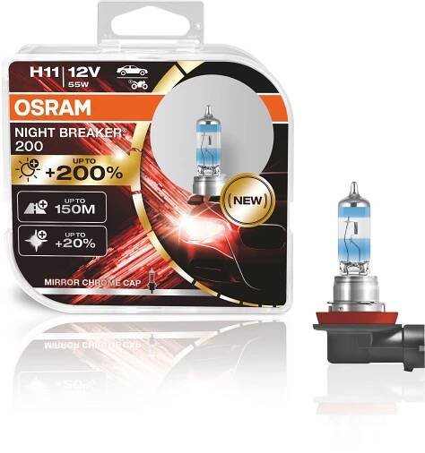 Osram H11 Night Breaker 200, +200%, Duo box