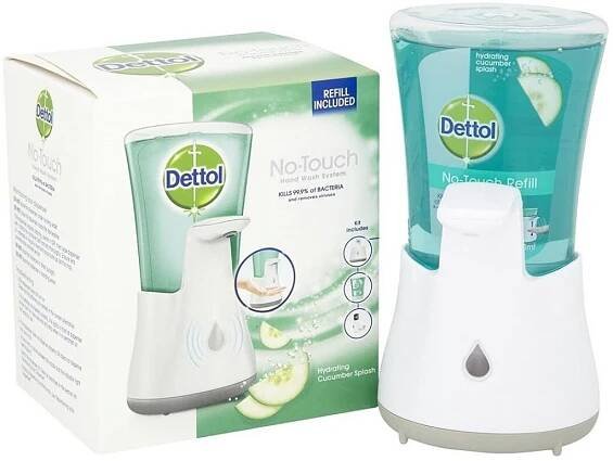 Dávkovač mýdla Dettol Svěžest okurky