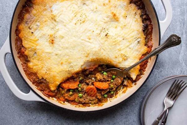 Leftover Meatloaf Shepherd's Pie
