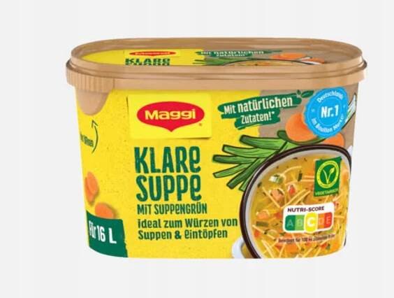 Maggi Klare Suppe zeleninový vývar 272 g z Německa polévky, pokrmy koření