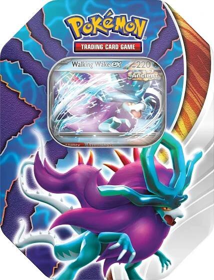 Pokémon TCG: Paradox Clash Tin - Walking Wake ex