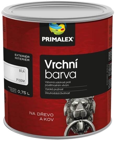 PRIMALEX Vrchní syntetická barva na dřevo a kov matná