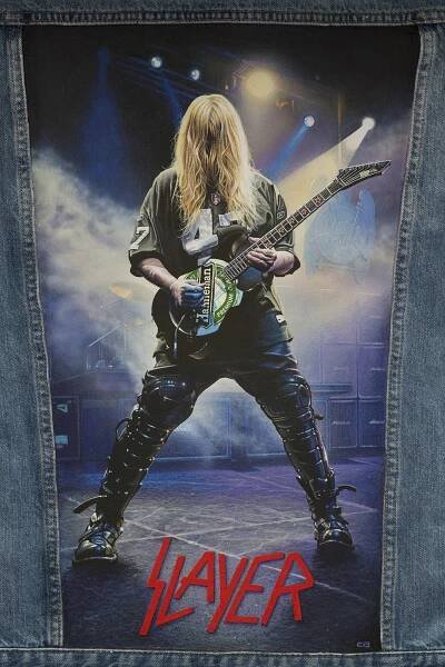 Jeff Hanneman "Angel of Death" jean jacket