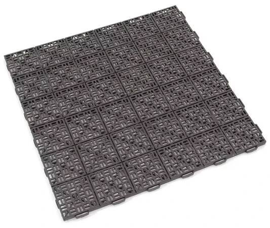 Plastová rohož Marte 563x563 mm hnědá