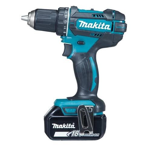 Makita DHP482RTJ - Aku příklepový šroubovák Li-ion 18V/5,0 Ah