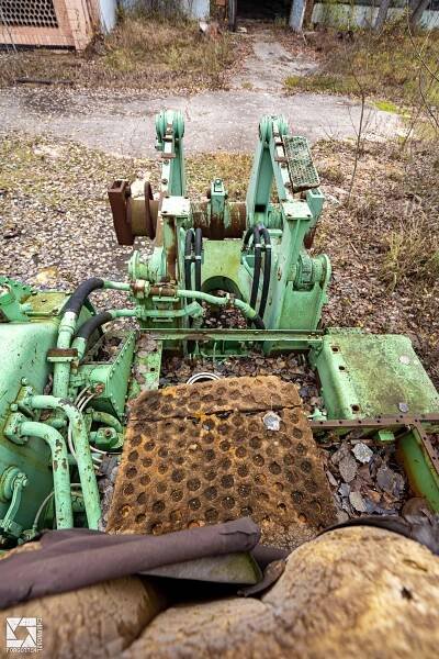 Komatsu D155W remote control bulldozer in Chernobyl – Forgotten Chernobyl