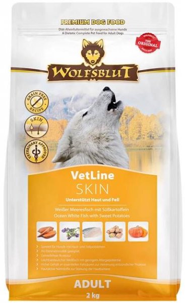 Wolfsblut VetLine Skin bílá mořská ryba
