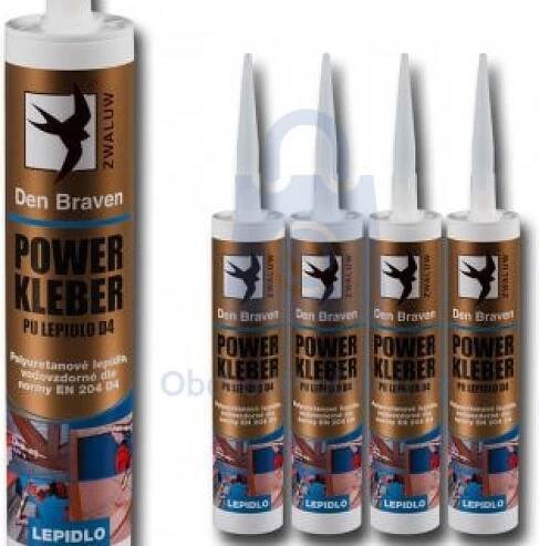 Den Braven Power Kleber PU lepidlo D4 300g