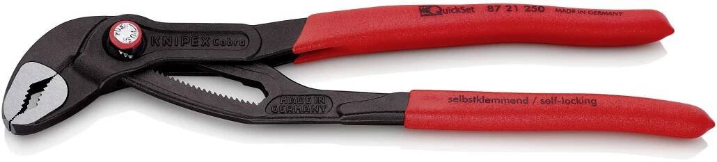 Knipex Cobra QuickSet 87 21 250 instalatérské SIKO kleště Velikost klíče 46 mm 250 mm