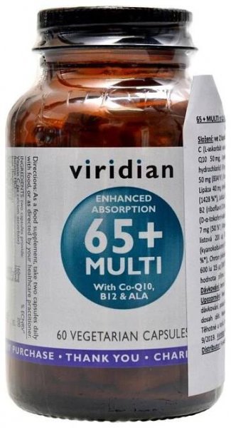 Viridian 65+ Multi 60 kapslí