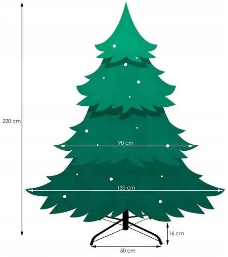 Vánoční stromek Borovice diamantová 220 cm za 2585.00CZK - Allegro