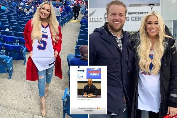 Bills WAGs welcome QB Matt Barkley, wife Brittany back to Buffalo