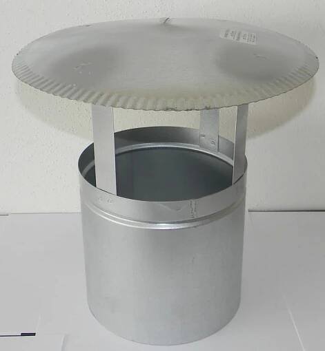 Stříška komínová 152 mm pozink