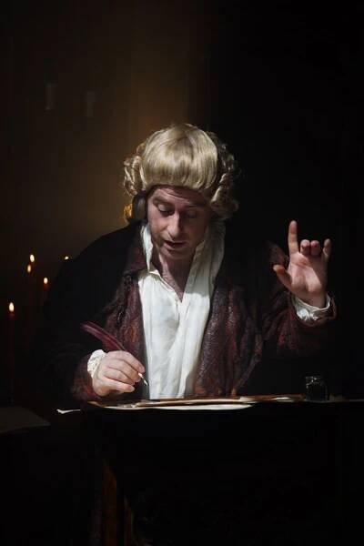 Hadrien Baudot in the title role in "Mozart". (Photo: Trivial Muffins)