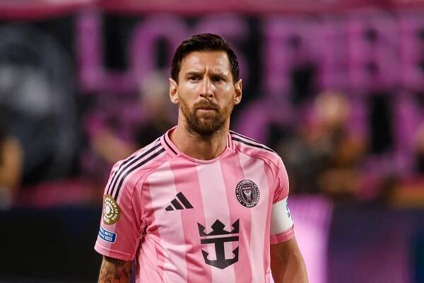 Lionel Messi in Inter Miami CF uniform.