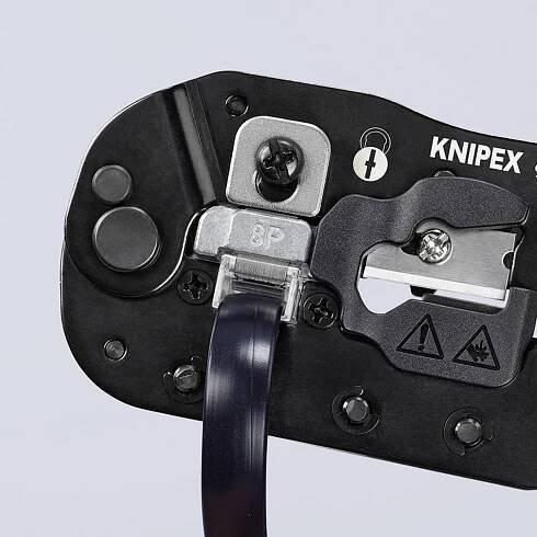 Knipex Crimpzange für RJ45-Westernstecker 97 51 13 krimpovací kleště