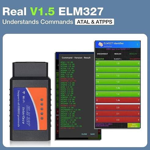 ELM327 V1.5 OBD2 skener PIC18F25K80 BT/Wifi ELM 327 OBD diagnostický nástroj do auta pro Android / IOS PK Vgate Icar2 Code Reader