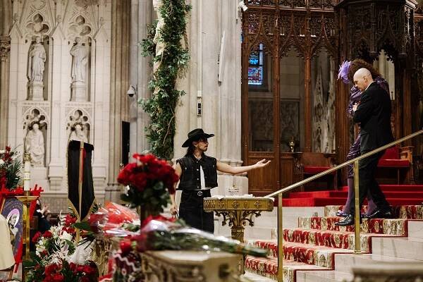 Scenes From Trans Activist Cecilia Gentili’s Funeral as Mourners Fill St. Patrick’s Cathredal