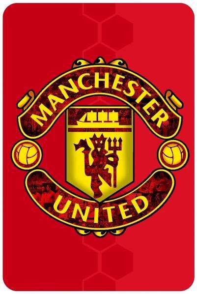 Textilní samolepka na zeď "Manchester United FC"