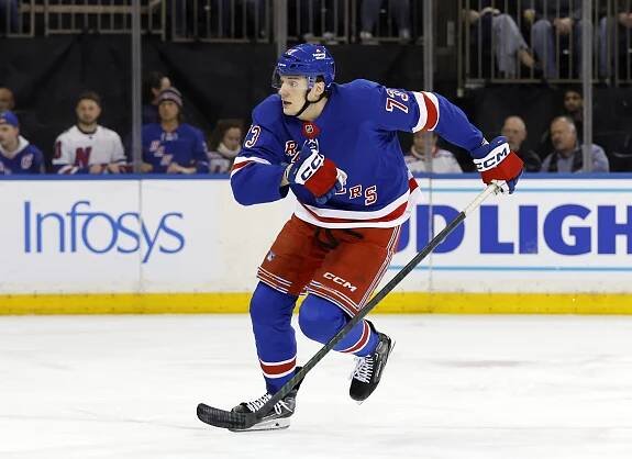 The Rangers signed Matt Rempe to a two-year contract on Wednesday.