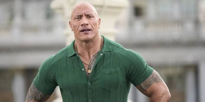Dwayne Johnson neboli The Rock během propagace filmu Black Adam