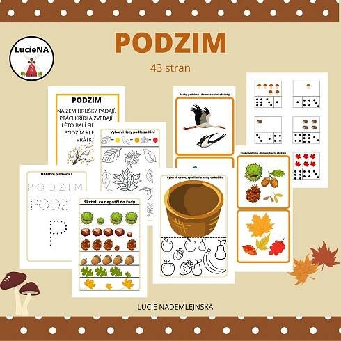 Podzim - pracovní listy | Inspirace (nejen) do školky
