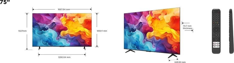 TCL 75" LED (75V6B)