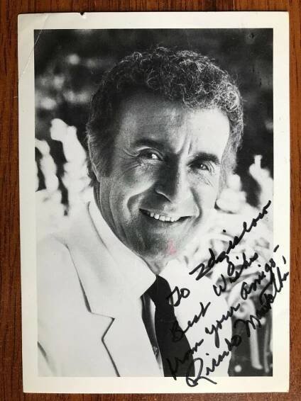 Ricardo Montalban Herec. Fotografie,vlastnoručně podepsaný autentick.