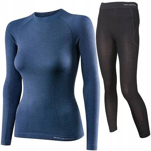 BRUBECK TERMOAKTÍVNE SPODNÉ PRÁDLO DÁMSKY KOMPLET ACTIVE WOOL MERINO VLNA