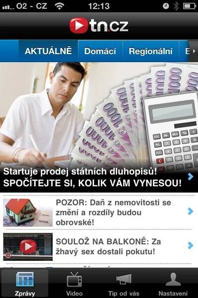 TN.cz spouští aplikaci pro iPhone a iPad - 1 - galerie - TN.cz spouští aplikaci pro iPhone a iPad - iPhone (13/13)