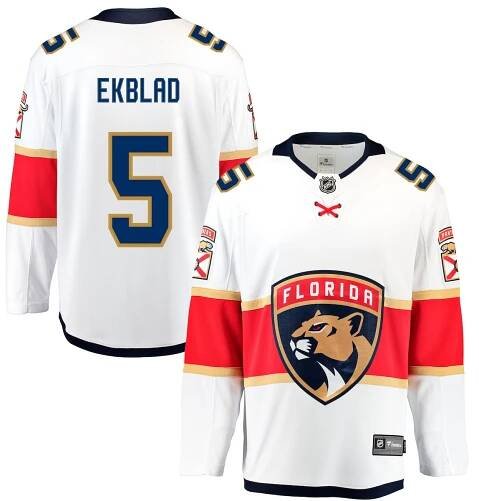 Florida Panthers Fanatics Away Breakaway Jersey - Aaron Ekblad - Mens