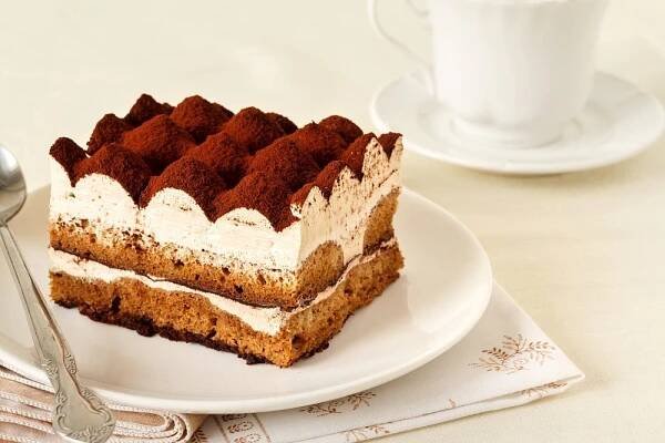 Tiramisu, klasický italský dezert.