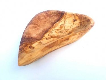 Servírovací miska ve tvaru srdce z olivového dřeva 17cm