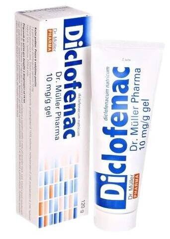 DICLOFENAC DR. MÜLLER PHARMA 10MG/G gel 1X120G I - skladem