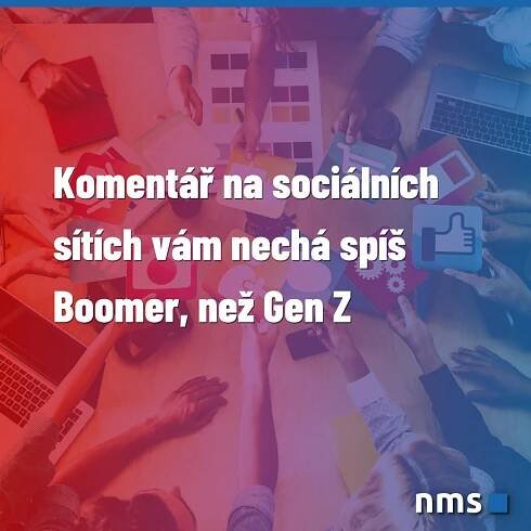 Komentář na sociálních sítích vám nechá spíš Boomer, než Gen Z