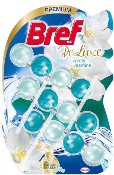 Bref WC blok DeLuxe 3 ks (3x50g) Lovely Jasmine