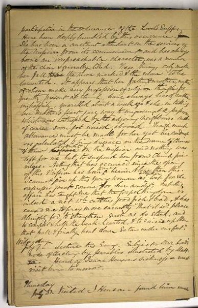 Diary of Thomas Hughes