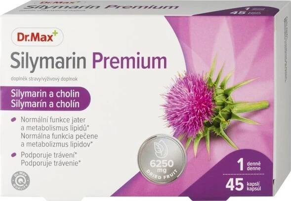 Dr. Max Silymarin Premium 45 cps.