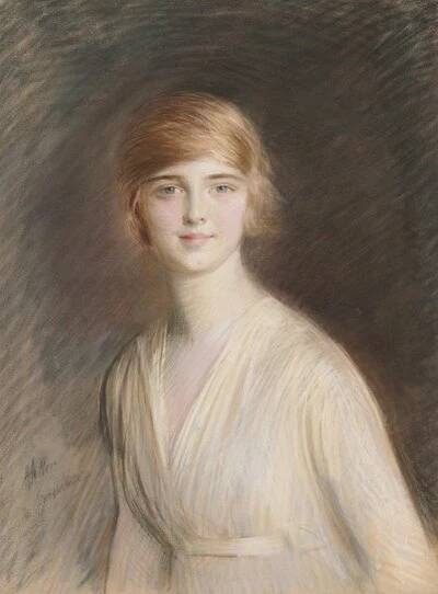 Portrét Jacqueline (pastel na papíře) od Paul Cesar Helleu