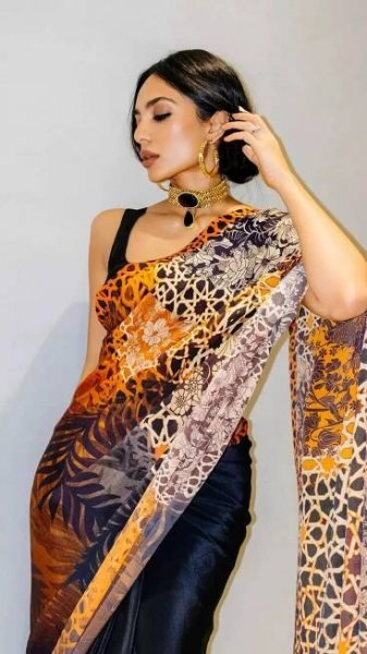 Sobhita Dhulipala Serves Saree Glam with a Bold Twist