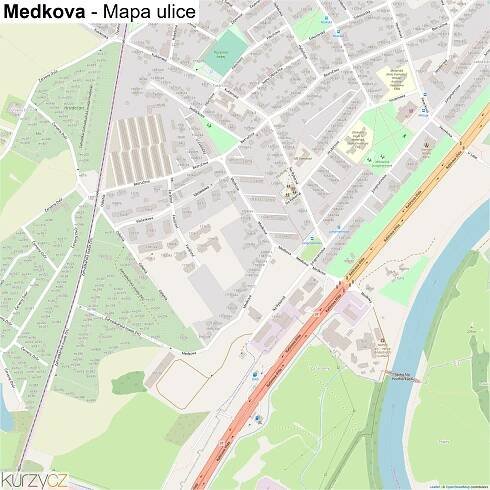 Medkova - mapy | Kurzy.cz