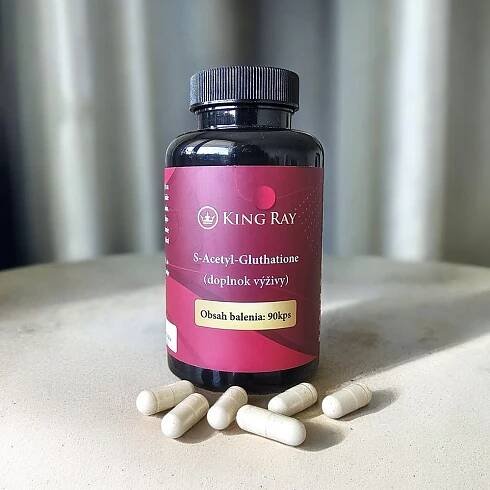 S Acetyl L Glutathione, SAG, 100 mg, 90 tobolek anti-aging skin care top doplnok)